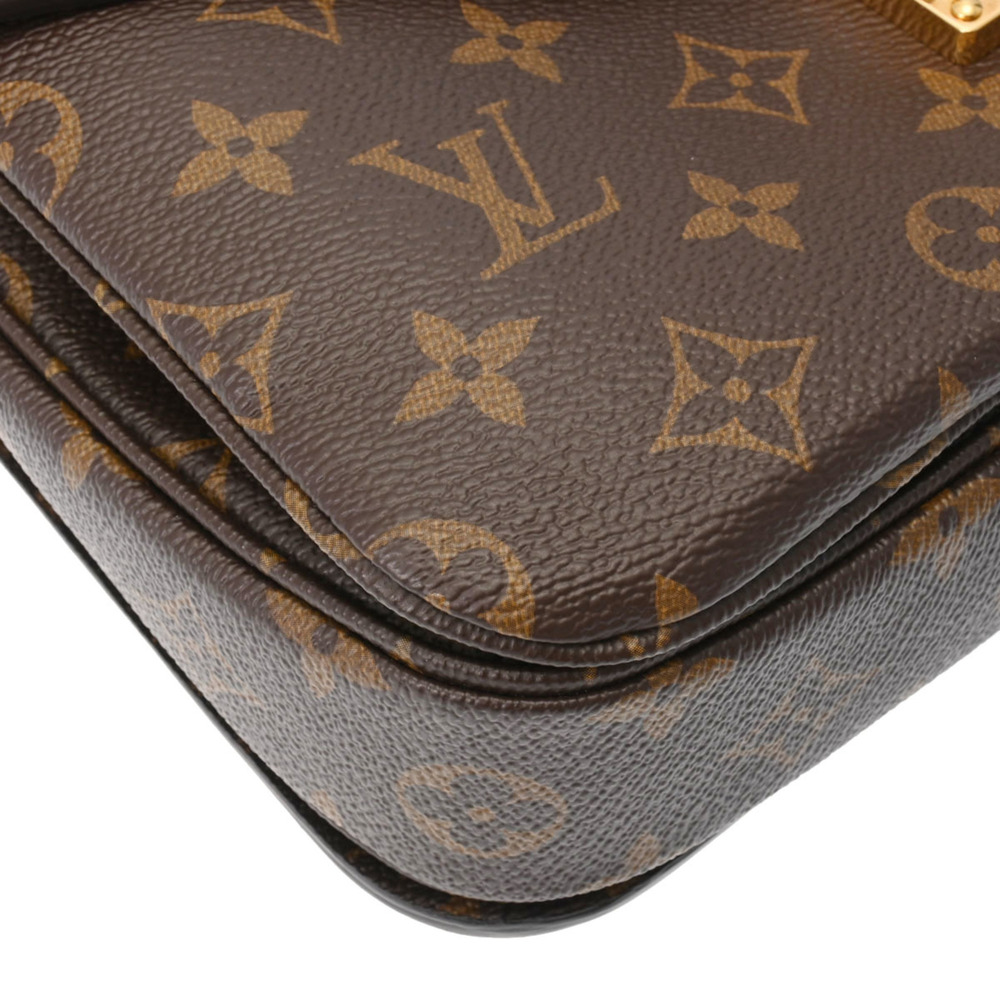 LOUIS VUITTON Monogram Pochette Metis MM Brown M44875 Women's Canvas Bag - Picture 6 of 12